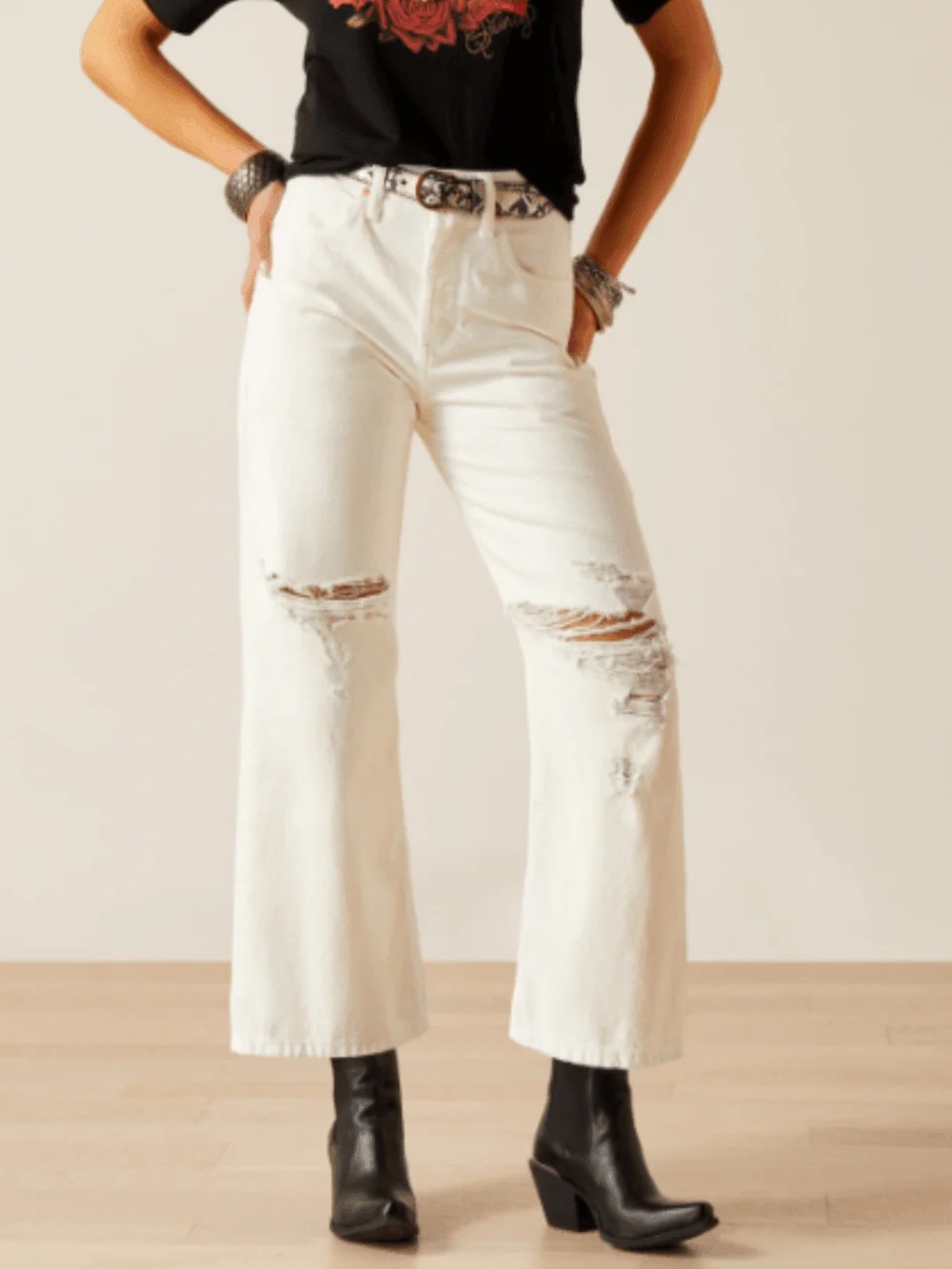 • [ARIAT] High Rise Wide Leg •